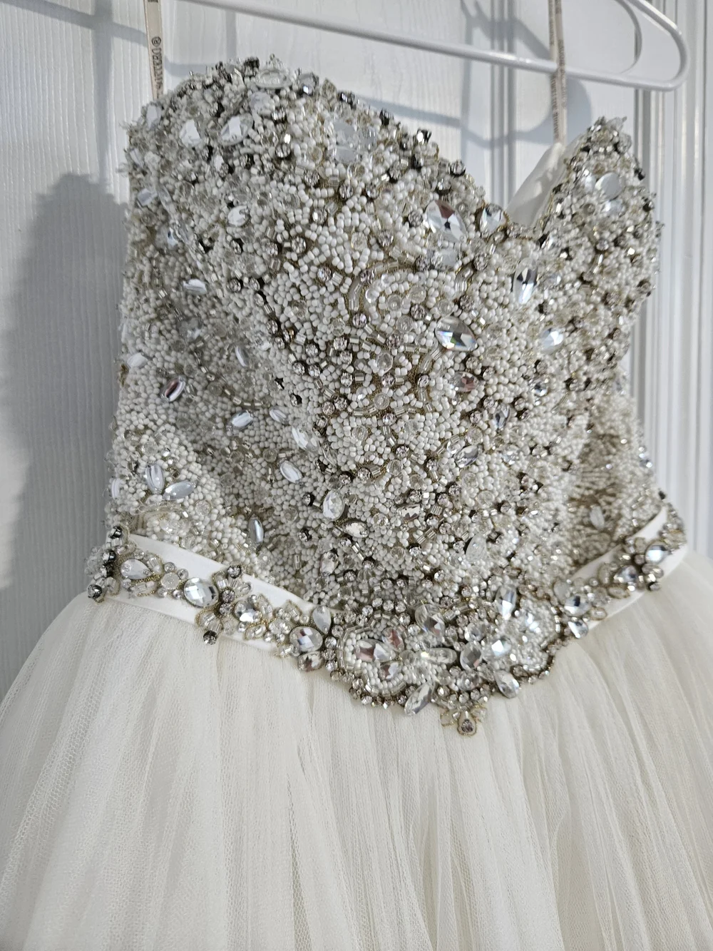Maggie Sottero Wedding Strapless Beaded Ball Gown - Picture 4 of 12